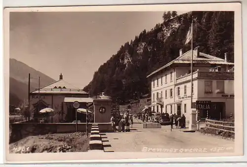 25793 Ak Brennergrenze zu Italien mit Schlagbaum um 1940