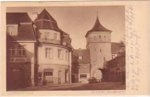 25789 Ak Lichtenfels unterer Stadtturm 1933