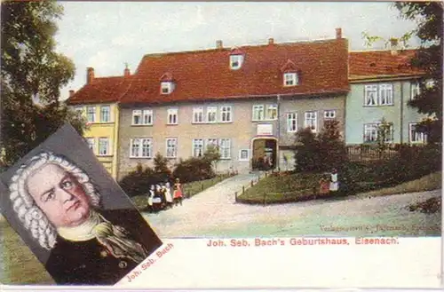 25787 Ak Eisenach J.S. Bach's Geburtshaus um 1920