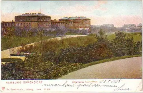 25771 Ak Hamburg Eppendorf Hôpital 1905