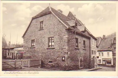 25759 Ak la Maison Luther à Mansfeld vers 1940