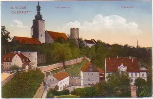 25716 Ak Schloss Querfurt et Schloßmühle 1920