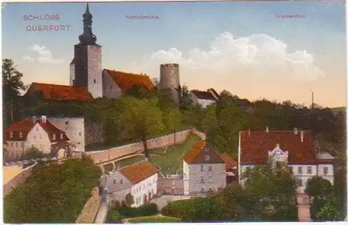 25716 Ak Schloß Querfurt und Schloßmühle 1920