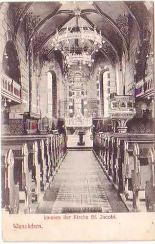 25682 Ak vie de punaise intérieur de l'église Saint-Jacques 1907