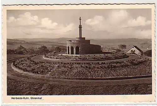 25657 Ak Herbebe Ruhr Ehrenmal 1954