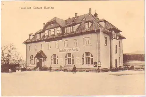 25619 Ak Gasthof Kurort Hartha um 1910