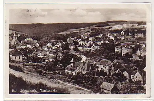 25612 Ak Bad Schwalbach dans le Taunus Vue totale 1930
