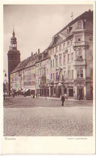 25609 Ak Bautzen Innere Lauenstraße um 1920