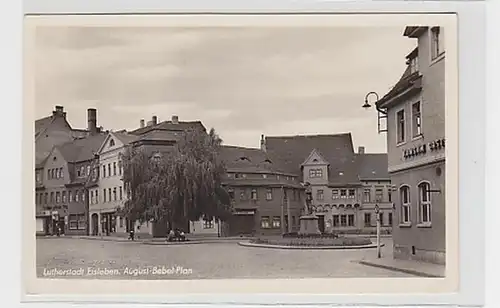 25605 Ak Lutherstadt Eisleben August Bebel Plan 1953