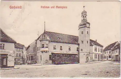 25601 Ak Gerbstedt Mairie et place du marché 1912