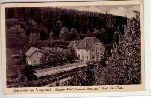 25600 Ak Bockmühle im Zeitzgrund bei Hermsdorf 1943