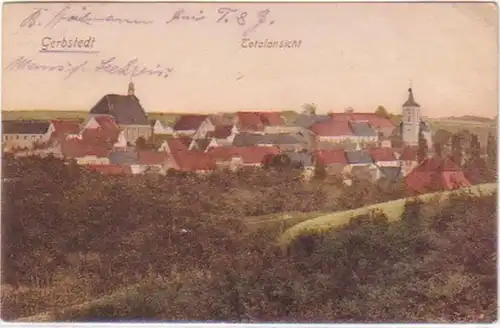 25598 Ak Gerbstedt Vue totale 1924