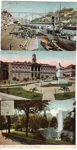 25593/3 Ak Porto Prtugal Ortsansichten um 1910