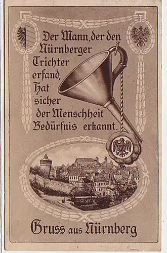 25591 Reim-Ak Gruss aus Nürnberg um 1920