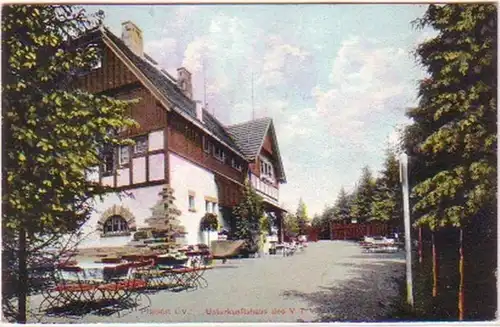 25586 Ak Plauen i.V. Unterkunftshaus des V.T.V. 1912