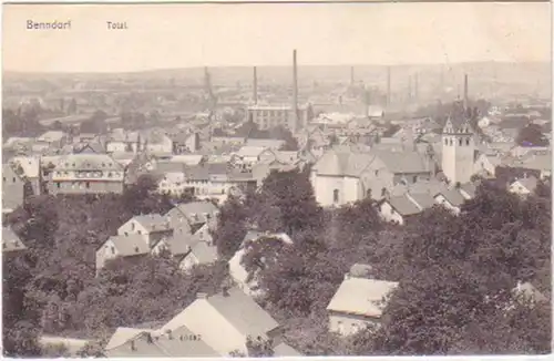 25585 Ak Benndorf Vue totale vers 1915