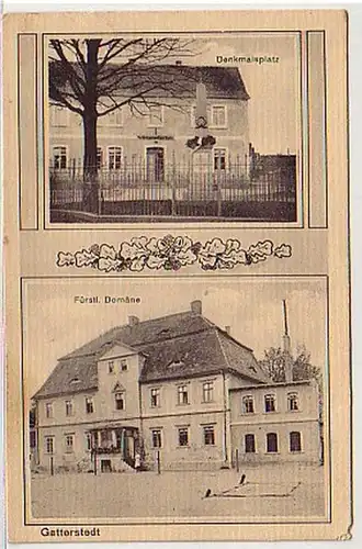 25583 Mehrbild Ak Gatterstedt Denkmalsplatz usw. um 1915