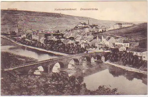 25550 Ak Bingen Monument national Drususbrücke vers 1920