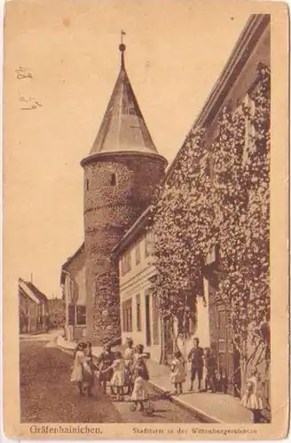 25528 Ak Gräfenhainichen Wittenbergerstrasse um 1925
