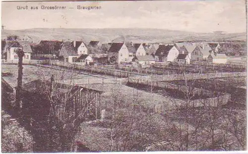 25500 Ak Salutation en Grossörner Braugarten 1919
