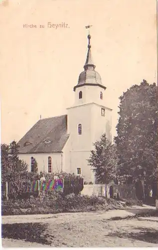 25486 Ak Kirche zu Heynitz um 1920