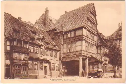 25451 Ak Hildesheim Andreasplatz vers 1930