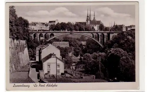 25426 Ak Luxembourg Le Pont Adolphe vers 1940