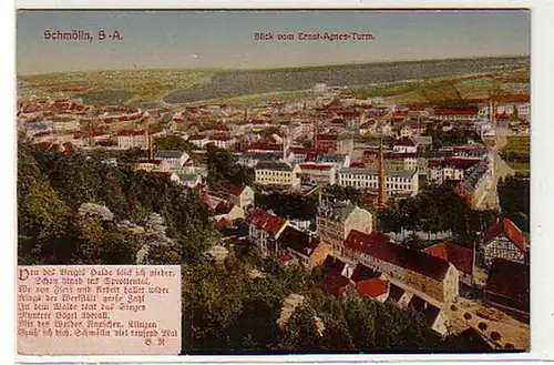 25400 Ak Schmölln S.-A. Blick vom Ernst Agnes Turm 1920