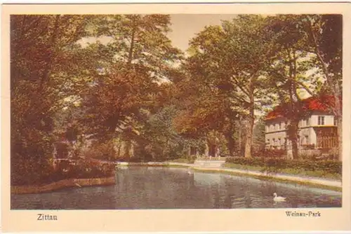 25393 Ak Zittau Weinau Park um 1930