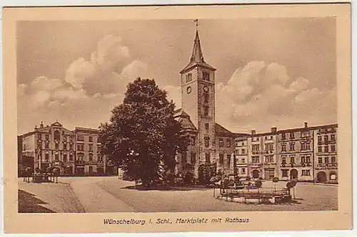 25304 Ak Sienlburg Marché avec hôtel de ville vers 1940