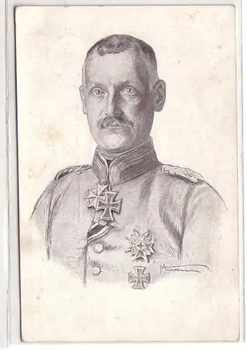 25276 Ak Prince héritier Ruppr. v. Bavière uniforme 1. WK vers 1915