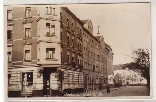 25270 Foto Ak Gautzsch Schulstrasse um 1930