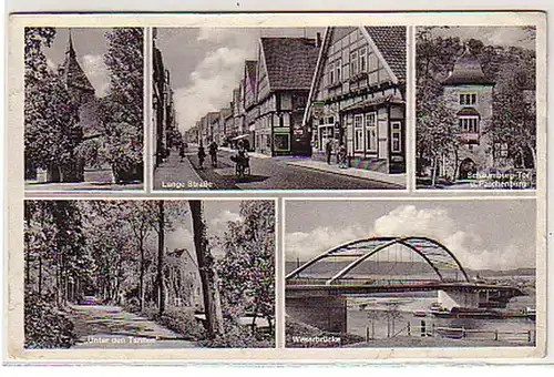 25266 Multi-image Ak Hess.-Oldendorf am Wesergebirge 1957