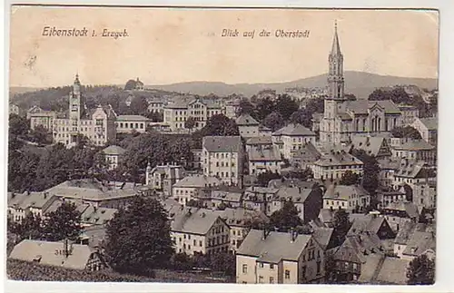 25265 Ak Eibenstock Blick auf die Oberstadt 1911