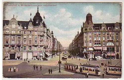 25251 Ak Frankfurt am Main Kaiserstrasse um 1910