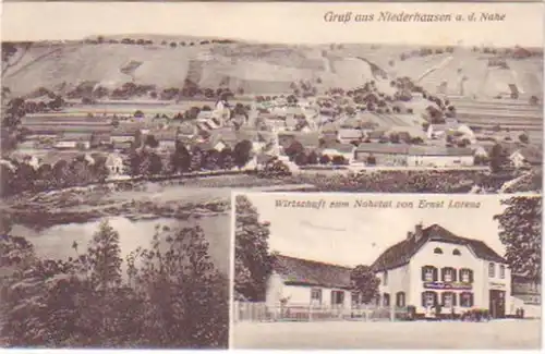 25206 Ak Gruß aus Niederhausen an der Nahe 1928