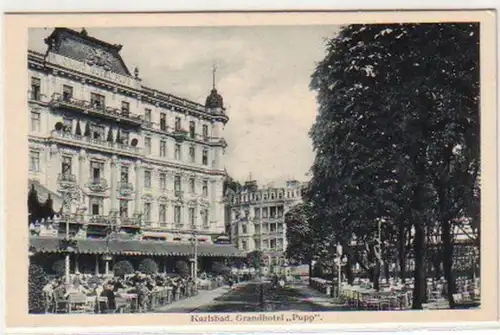25158 Ak Karlsbad Grandhotel "Pupp" vers 1930