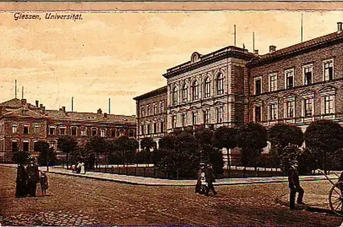 25143 Feldpost Ak Giessen Université 1917