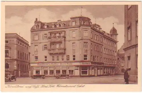 25142 Ak Erfurt Konditorei und Café um 1915
