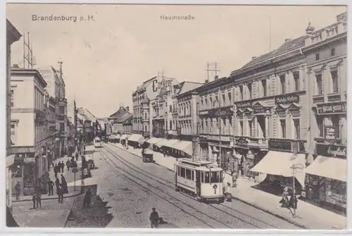 43308 Feldpost Ak Brandenburg Hauptstraße 1915