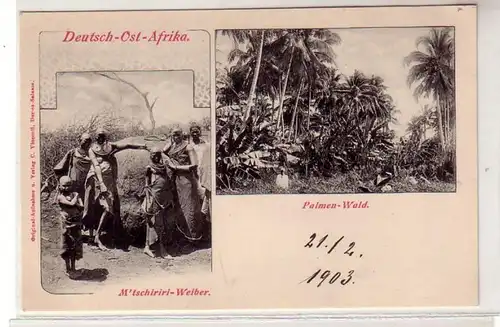 25058 Ak Deutsch Ost Afrika M'tschiriri Weiber 1903
