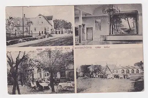 25004 Mehrbild Ak Gruss aus Zwintschöna 1912
