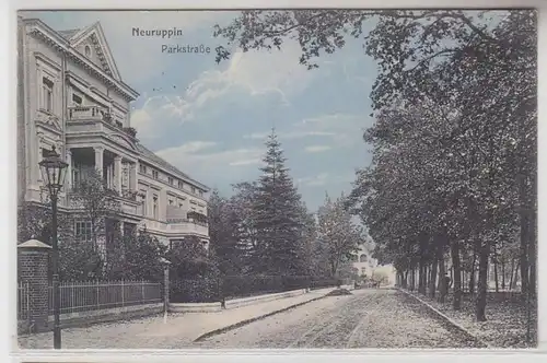 24992 Ak Neuruppin Parkstrasse 1912