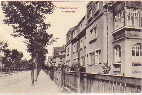 24982 Ak Kleinzschachwitz Albertstrasse um 1915