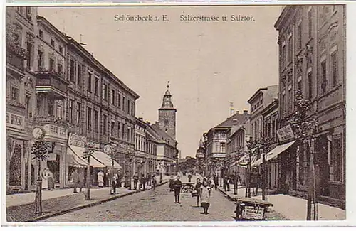 24937 Ak Schönebeck à Elbe Salmerstrasse 1912