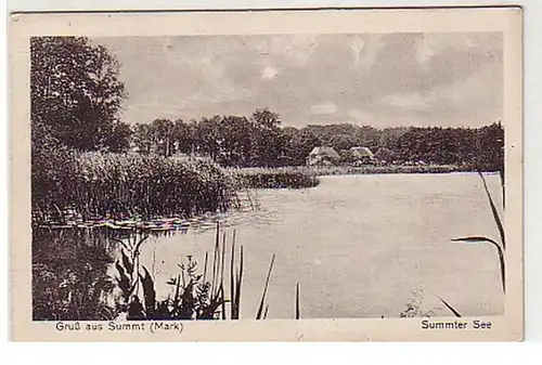 24931 Ak Gruß aus Summt (Mark) Summter See um 1925