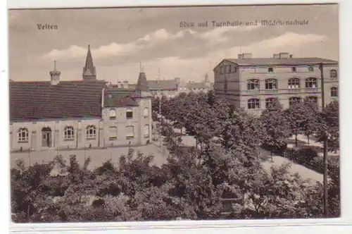 24926 Ak Velten Gymnase et école de filles 1917