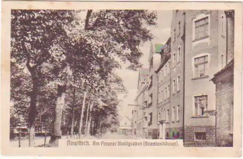 24925 Ak Rawitsch am Posener Stadtgraben 1930