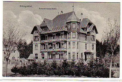 24914 Ak Königsfeld Schwarzwald Hotel vers 1915