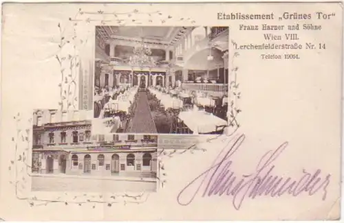 24909 Ak Wien Etablissement "Porte verte" 1913